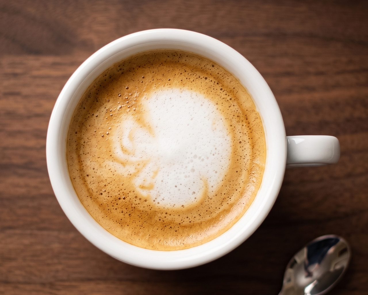 A freshly made coffee